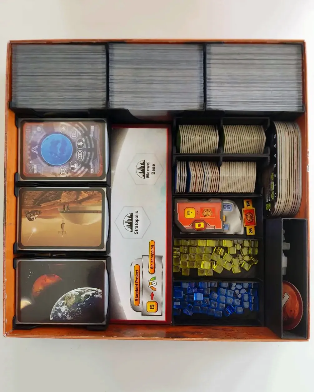Terraforming Mars insert organizer