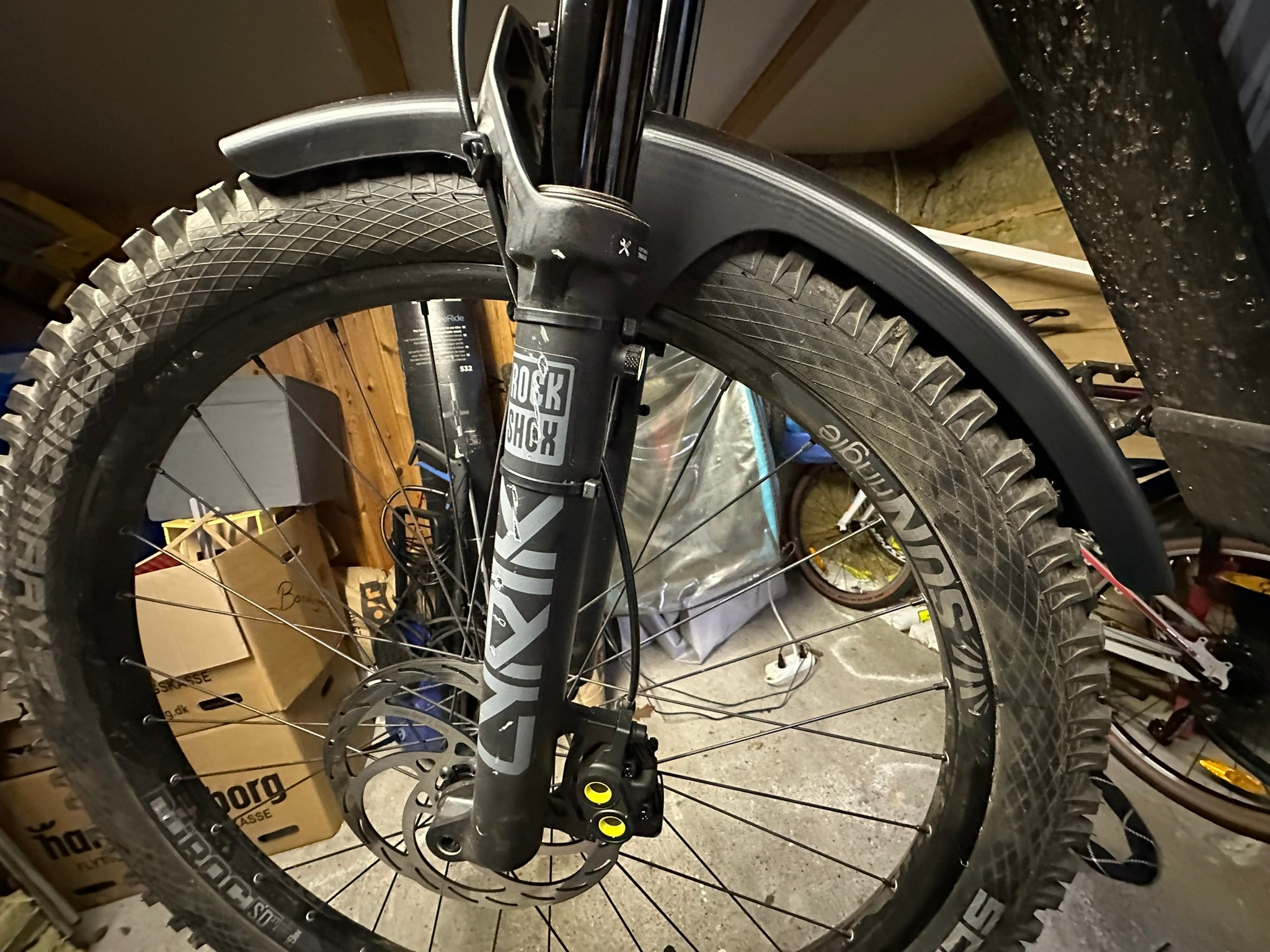 MTB Front Mudguard/Fender 29"/27.5" +Zip-Tie Mount