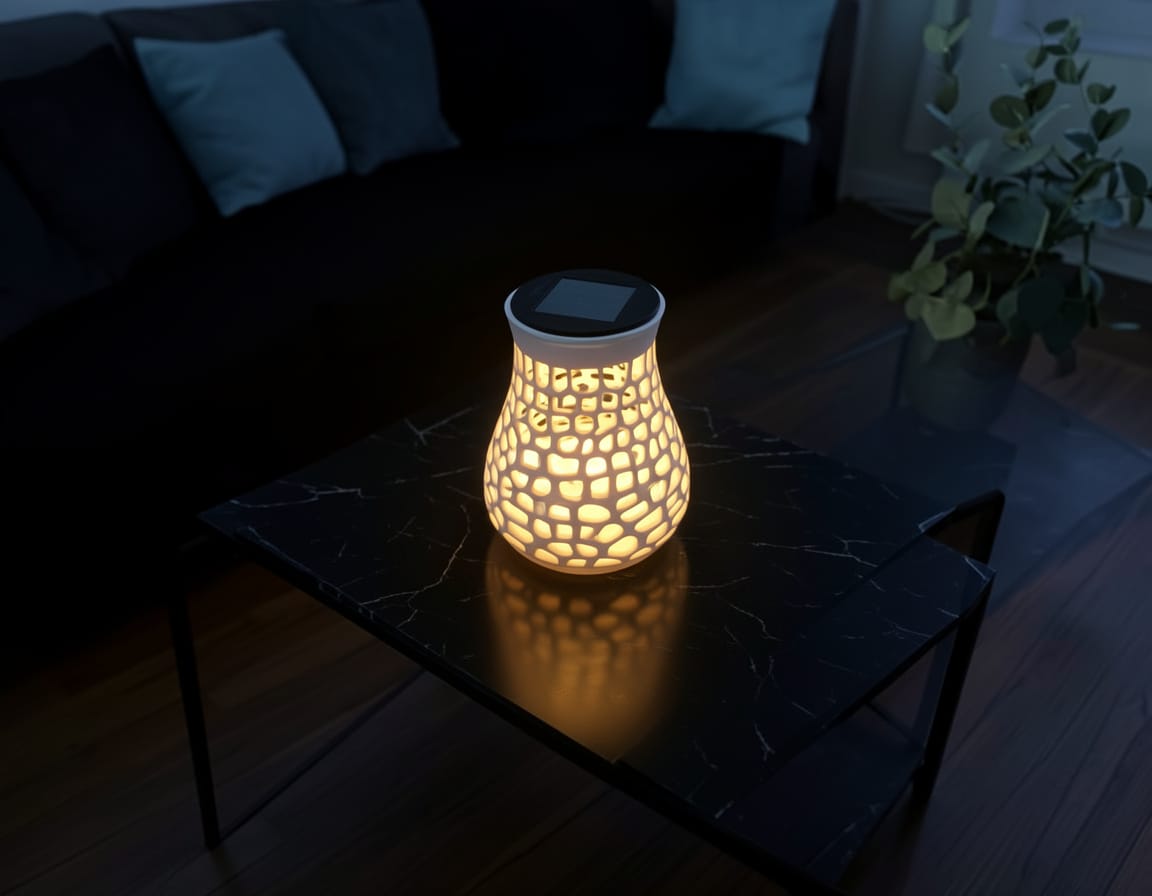 Solar Voronoi Glow Vessel