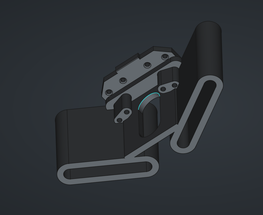 Desk hook for VR helmet