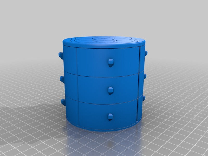 Print-In-Place 12 Drawer Jewelry Box