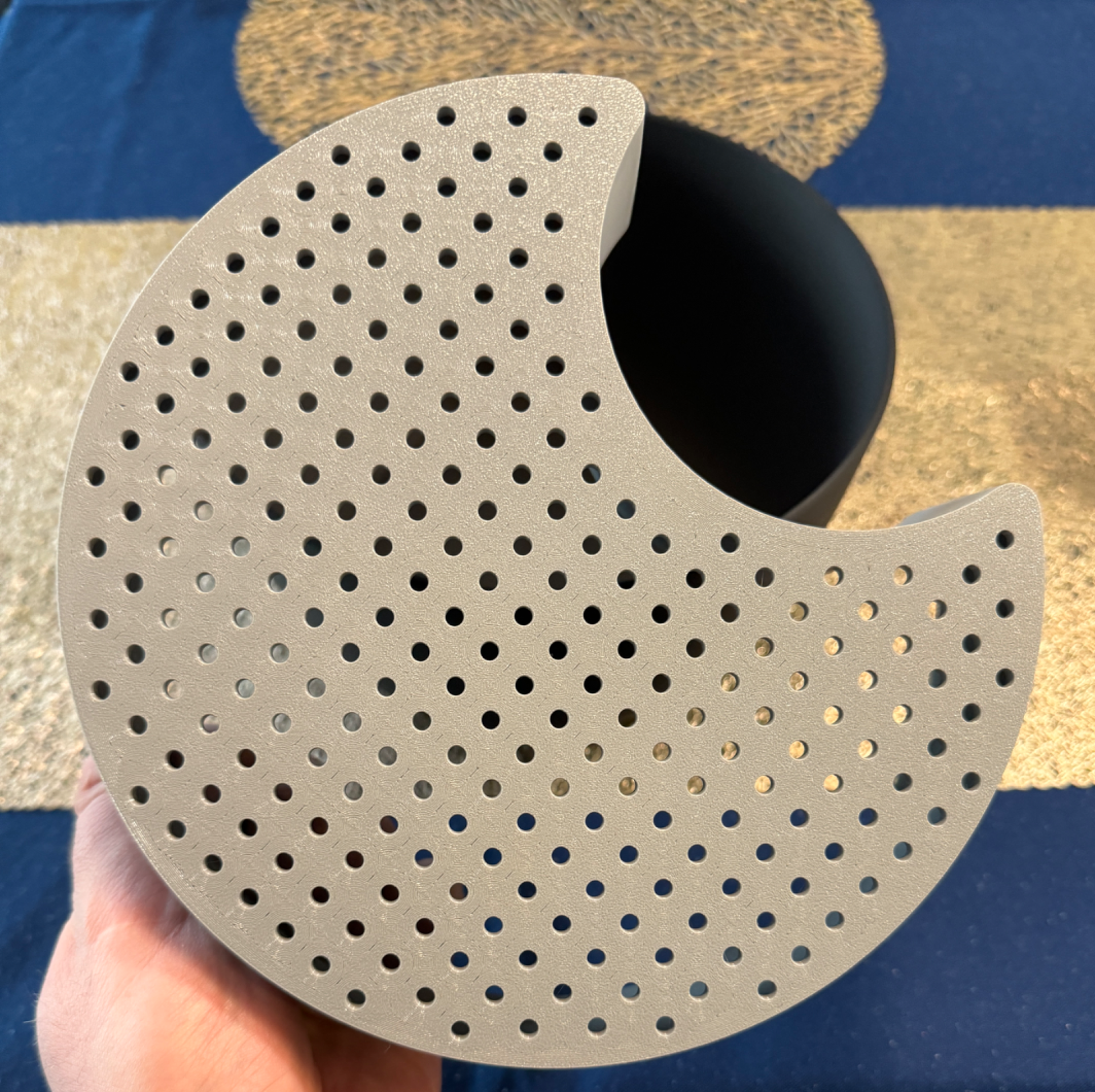 Pistachio/Peanut bowl with holes