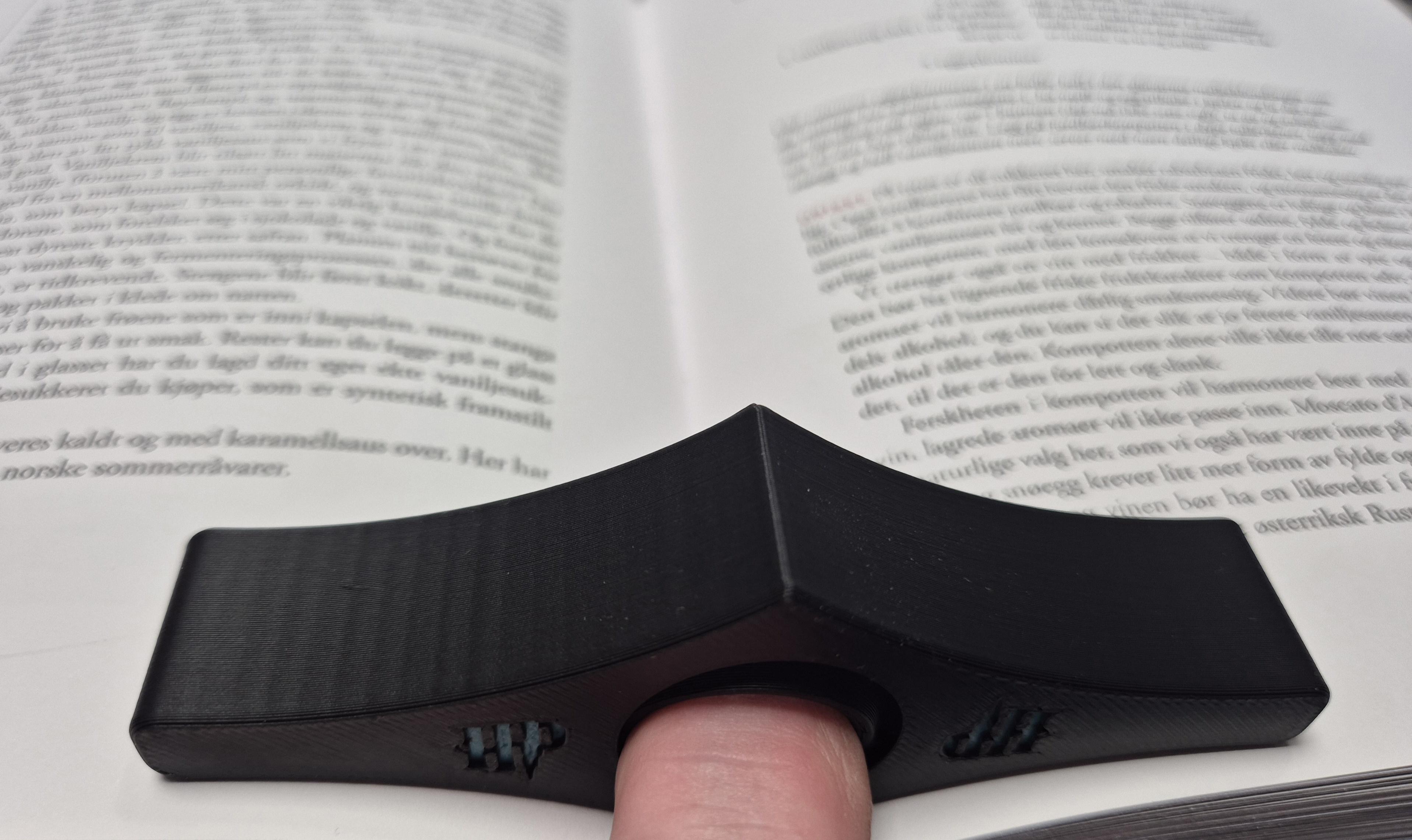 Book Page Holder – with Fidget Spinner Grip