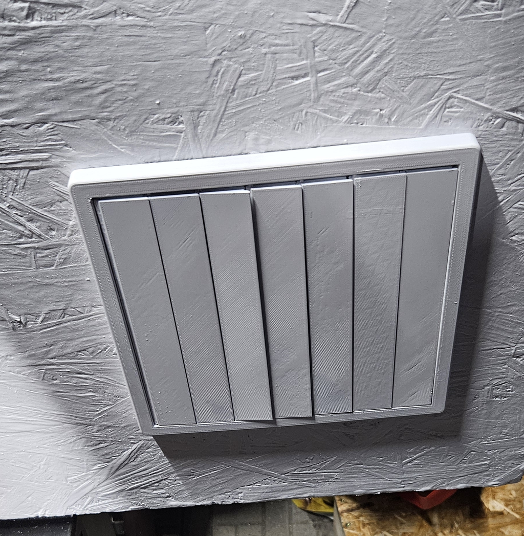 Air conditioner vent outlet with flaps
