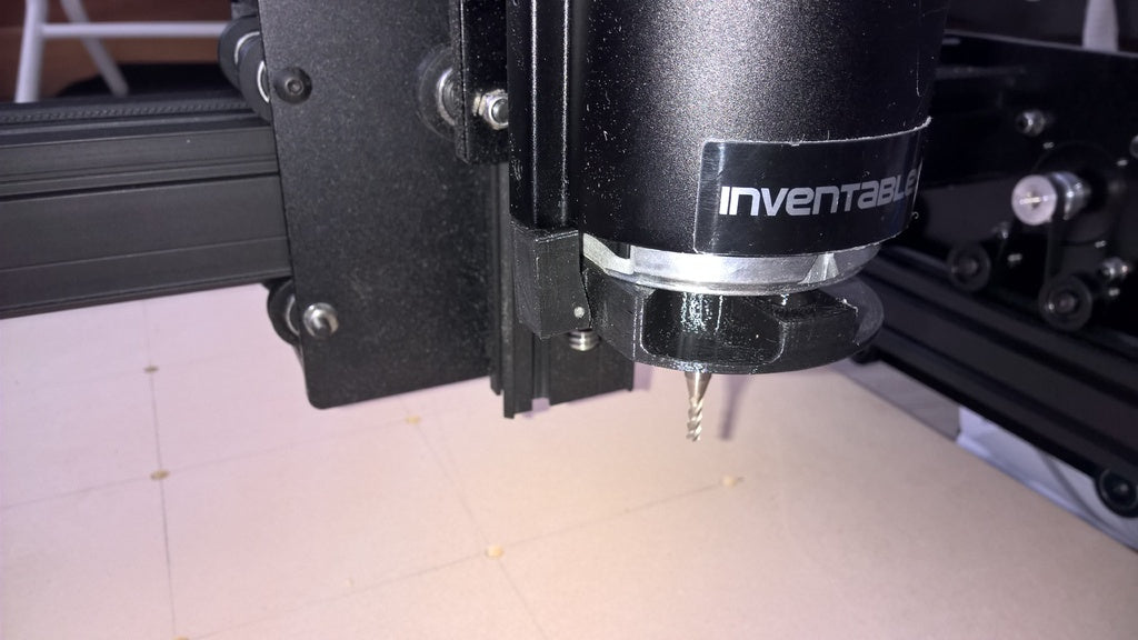 Improved DeWalt 611 Air Diffuser for X-Carve /w lock button