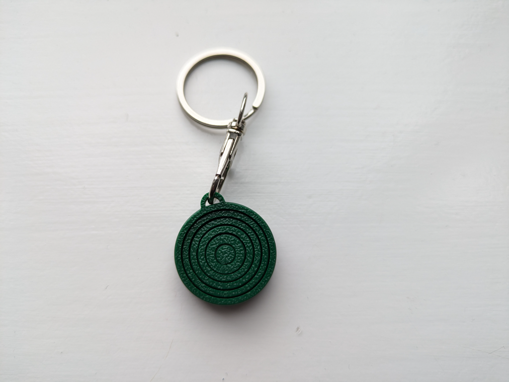 Rotating Rings Keyring / Toy
