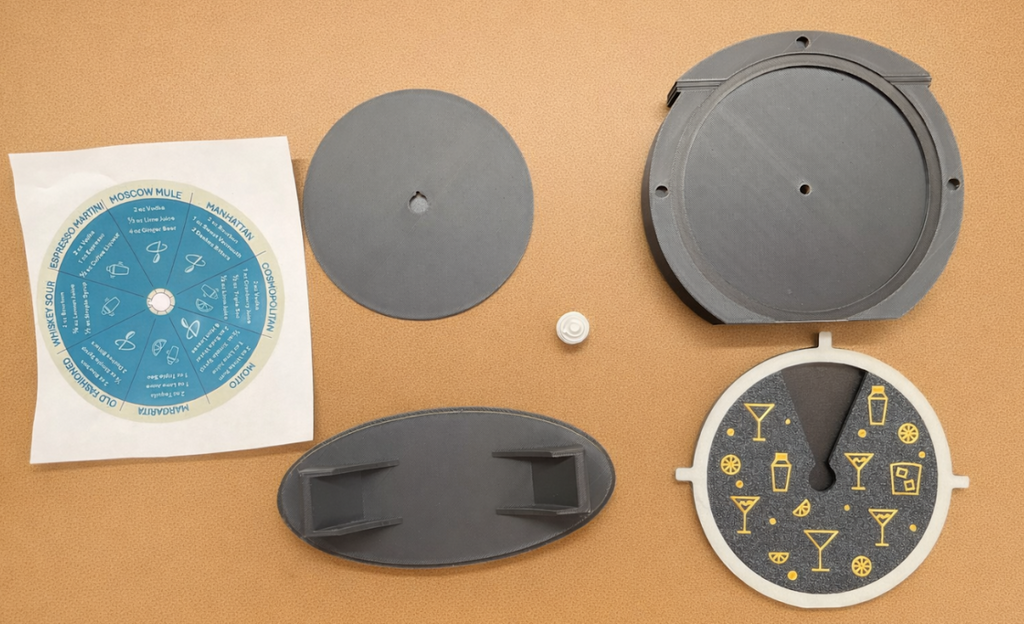 Rotating Drink Dial – Cocktail Selector