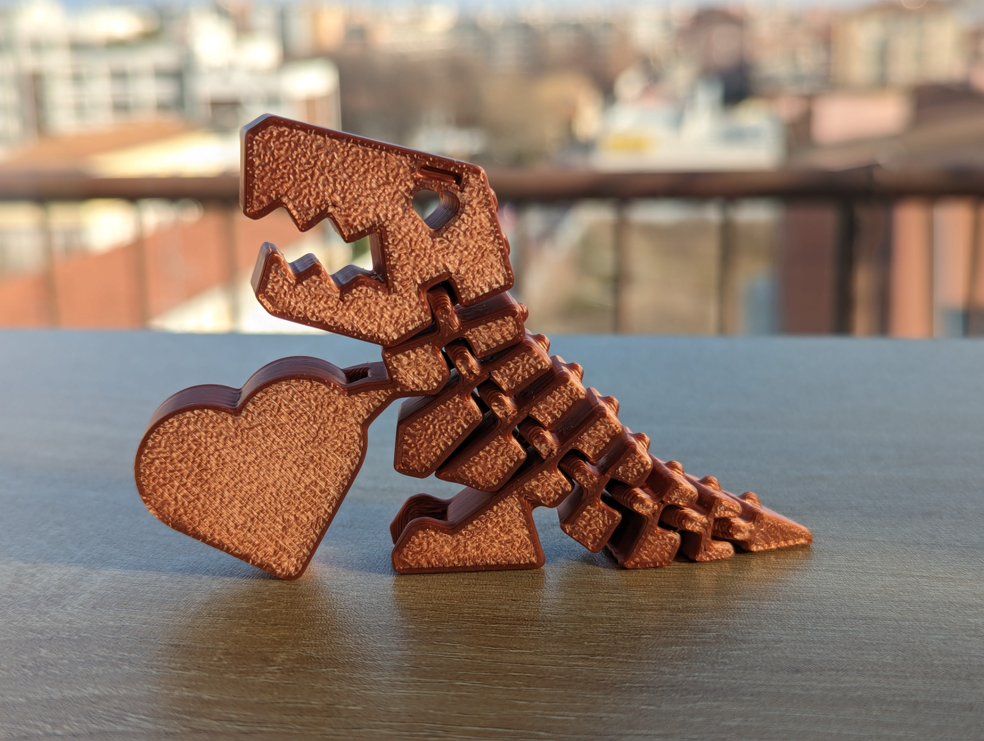 FlexiDino Print in Place T-Rex for Valentine's Day