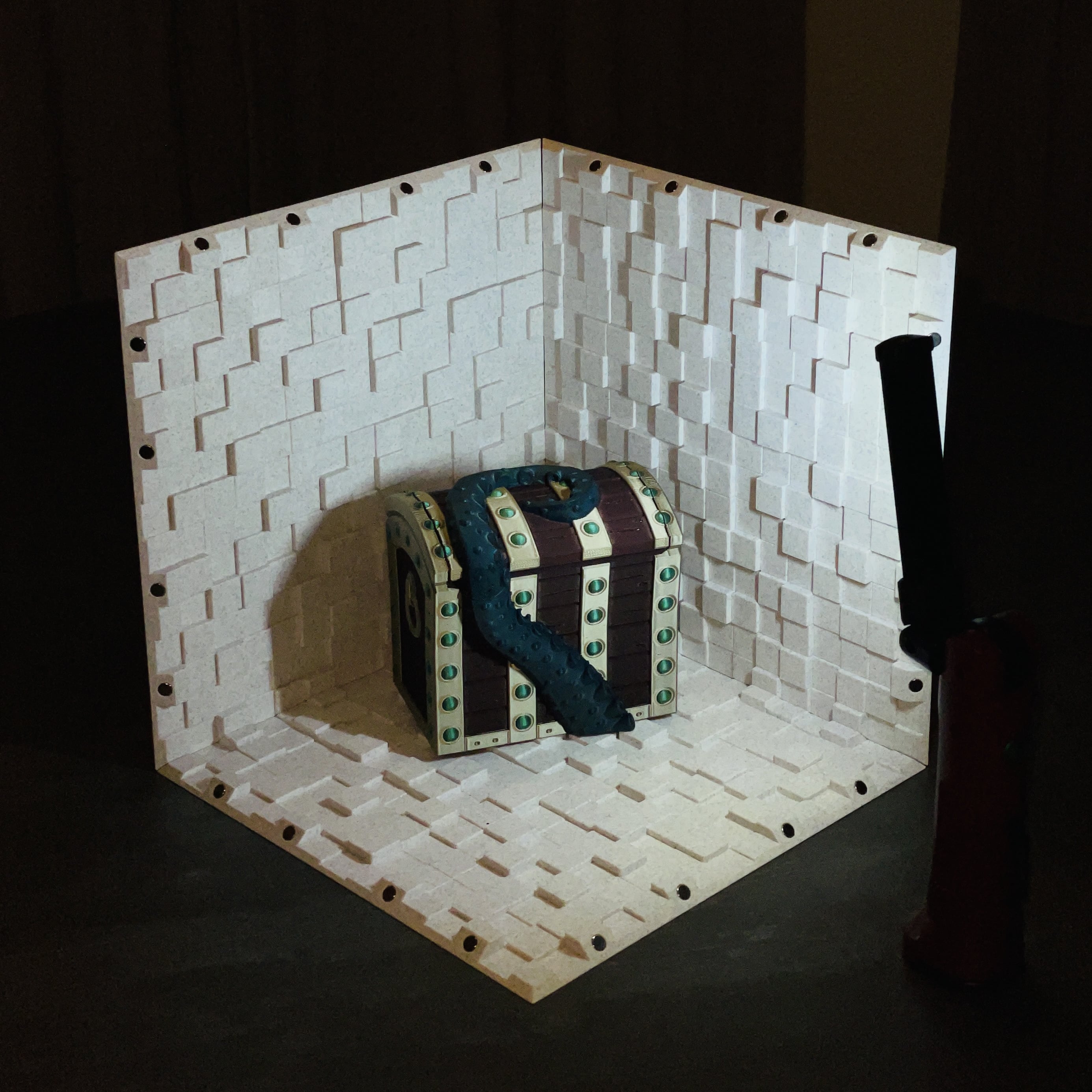 Magnetic Cube Background Box with optional LED strips