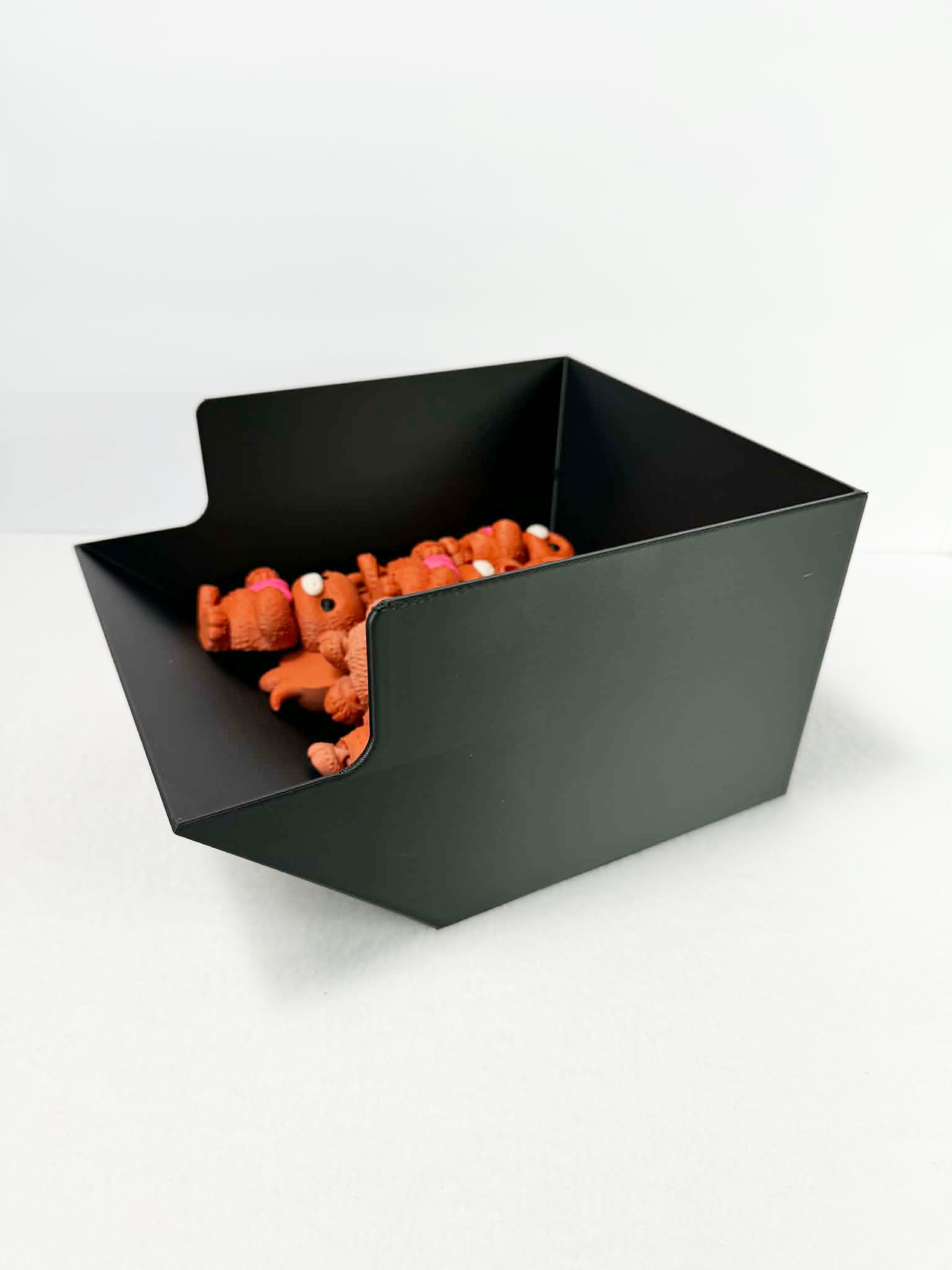 Open front retail display box