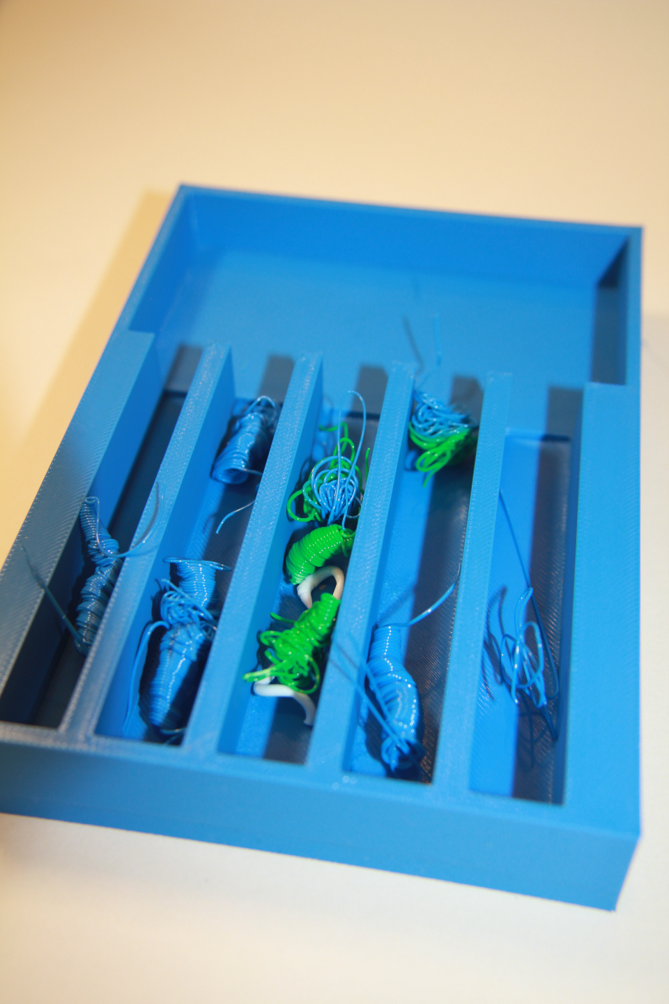 Filament purge art storage