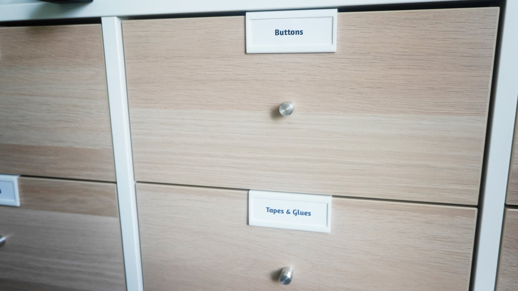 Removable Drawer Labels