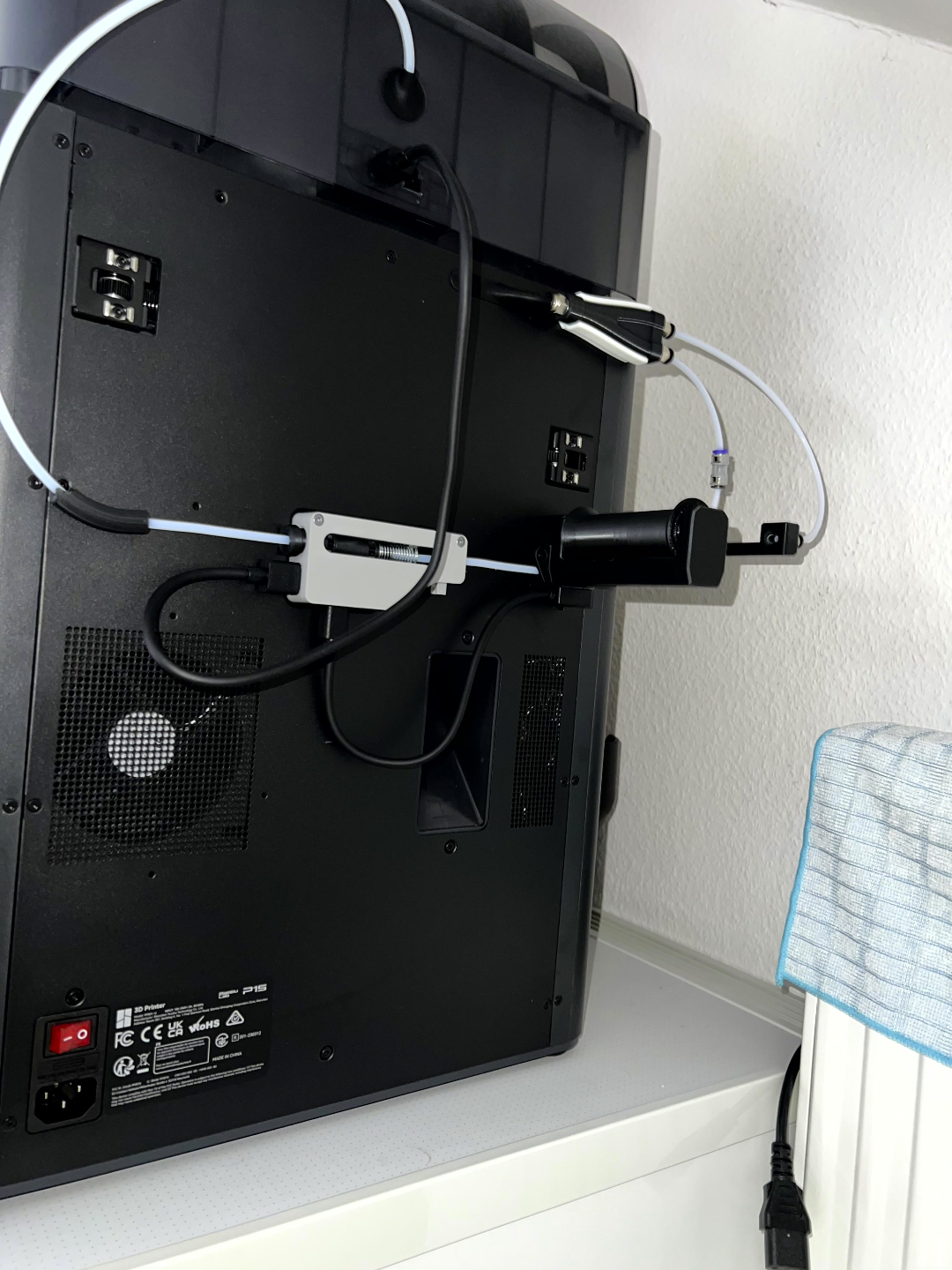 Spool Holder Roller Bambu with filament guide M10