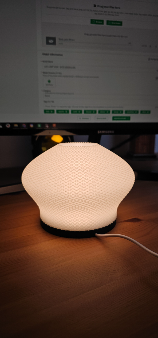 GUIDE - LED LAMP VASE - BASE (MODULAR)