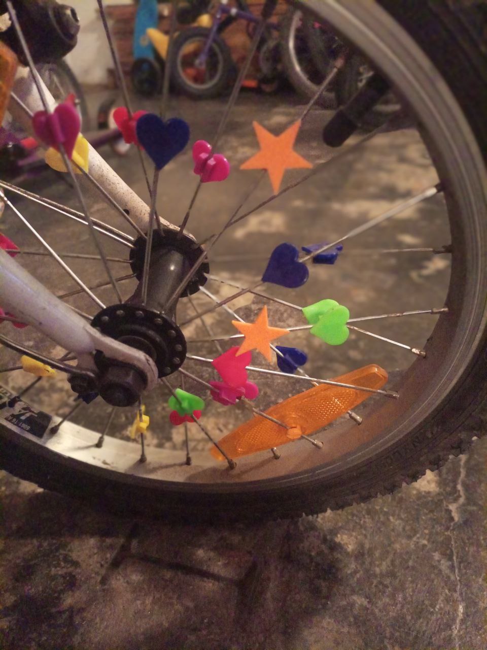 Bicycle Spoke Star Ornament