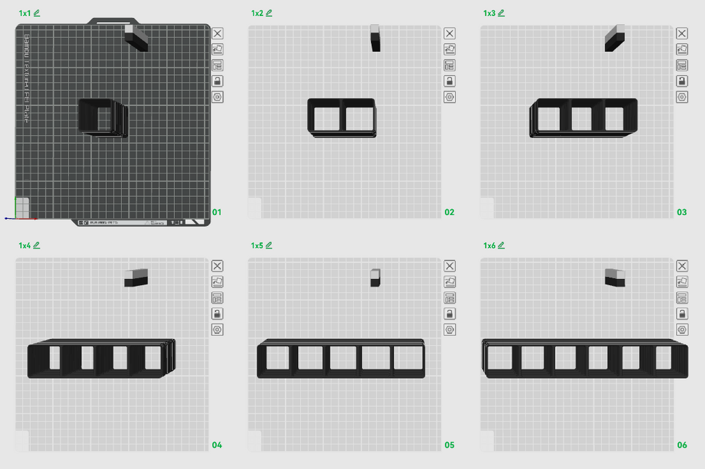 ALL SIZES!! Gridfinity stacked collection 16 tall