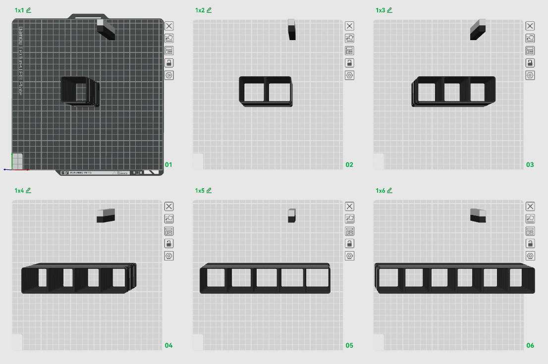 ALL SIZES!! Gridfinity stacked collection 16 tall