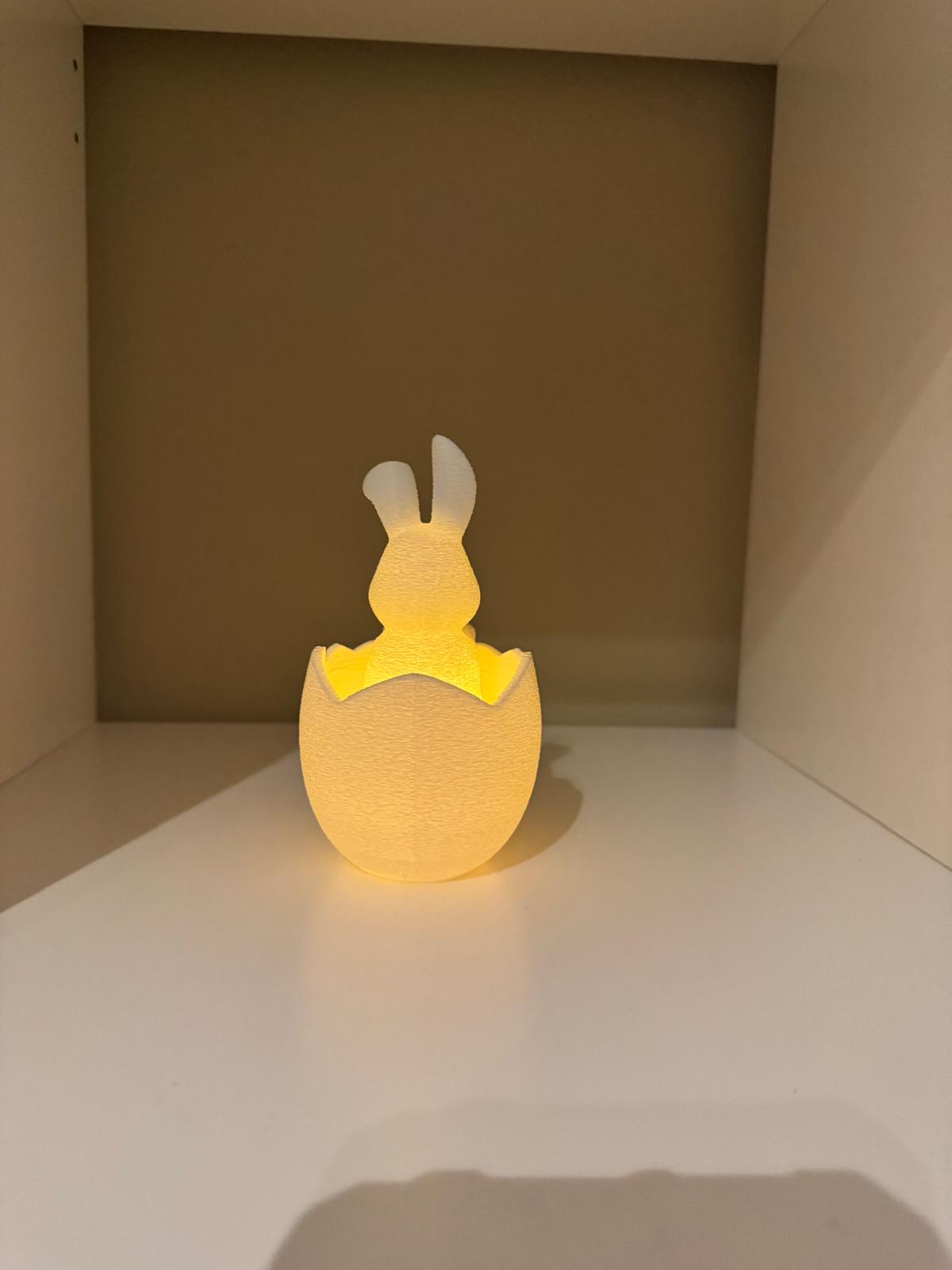Hase im Ei LED Tea Light