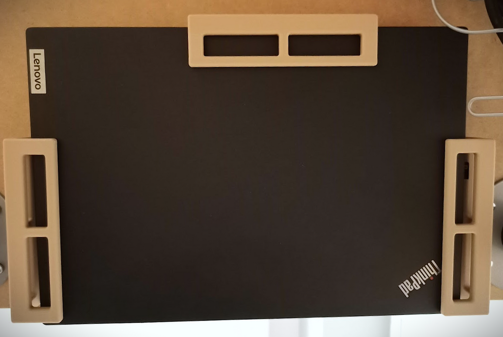 Under desk laptop holders