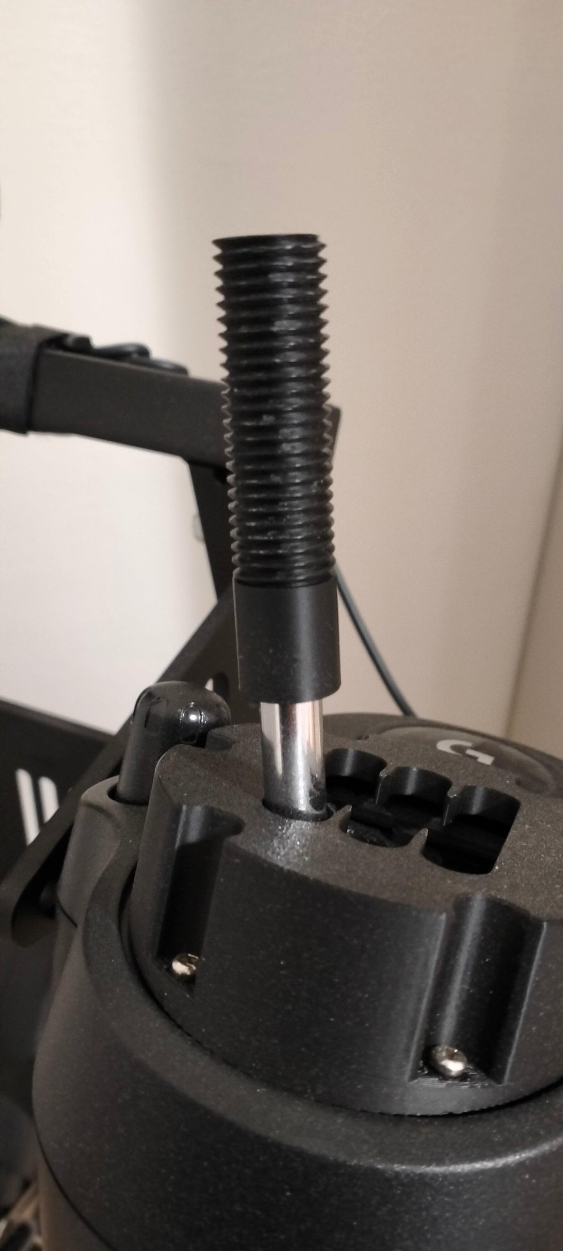 Sparco knob for Logitech shifter + Adapter