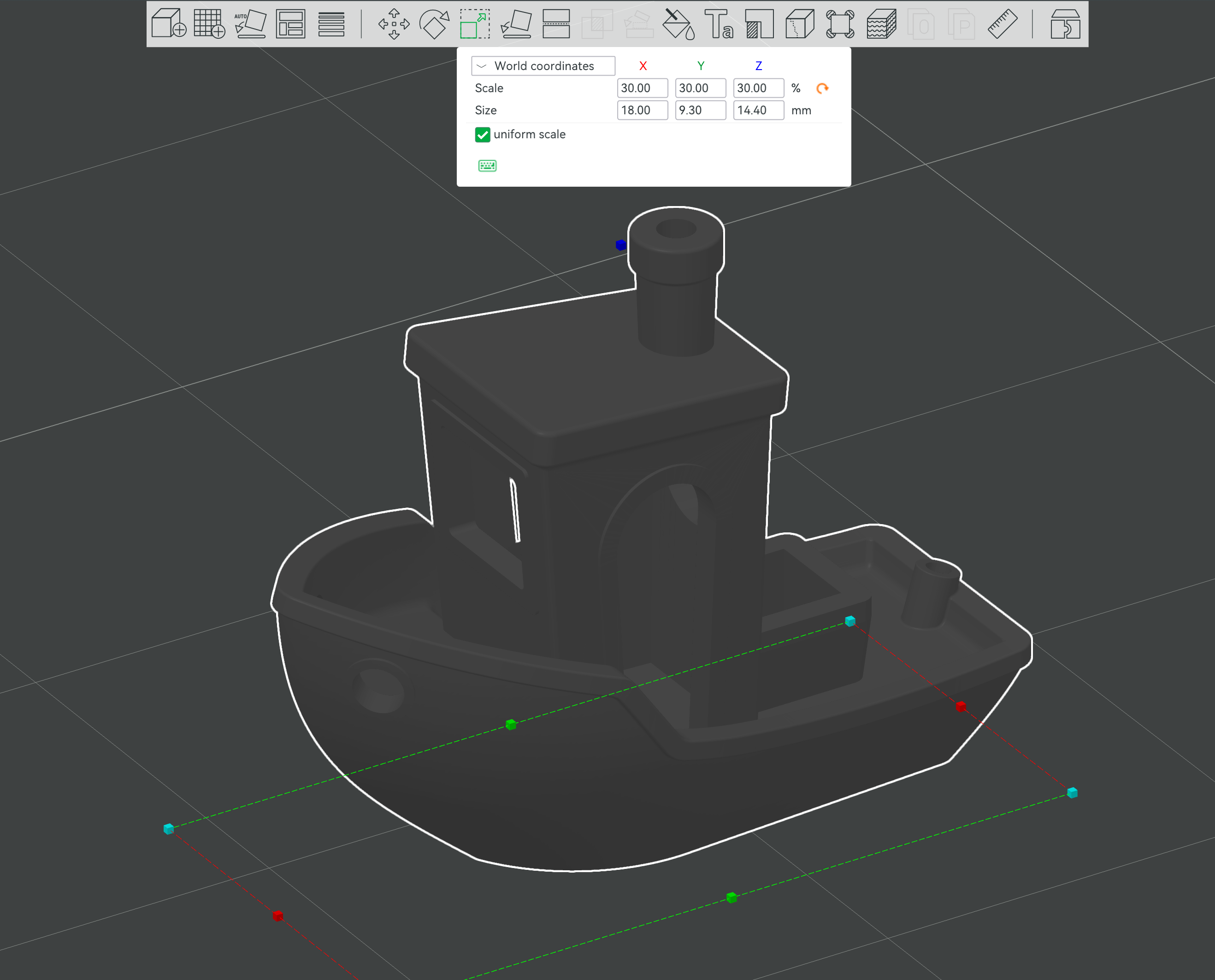mini Benchy Boot 0,2mm vs 0,4mm Nozzle Vergleich