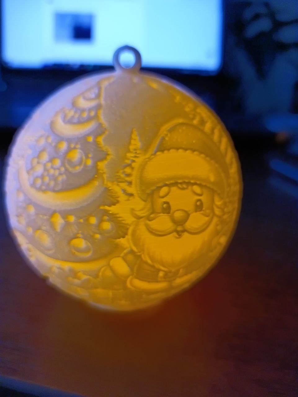 Base for a New Year's ball tea candle