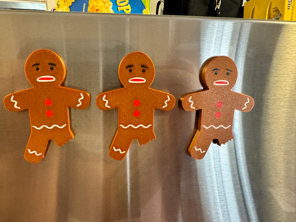 Gingerbread Fridge Magnets