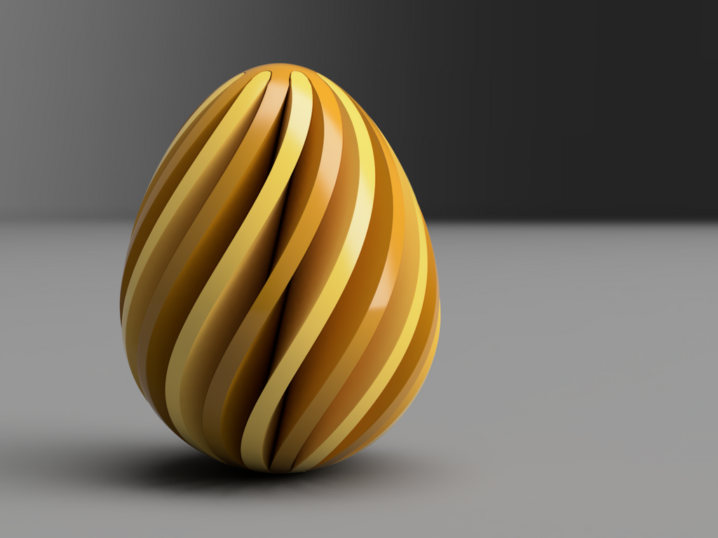 Spiral Easter Egg