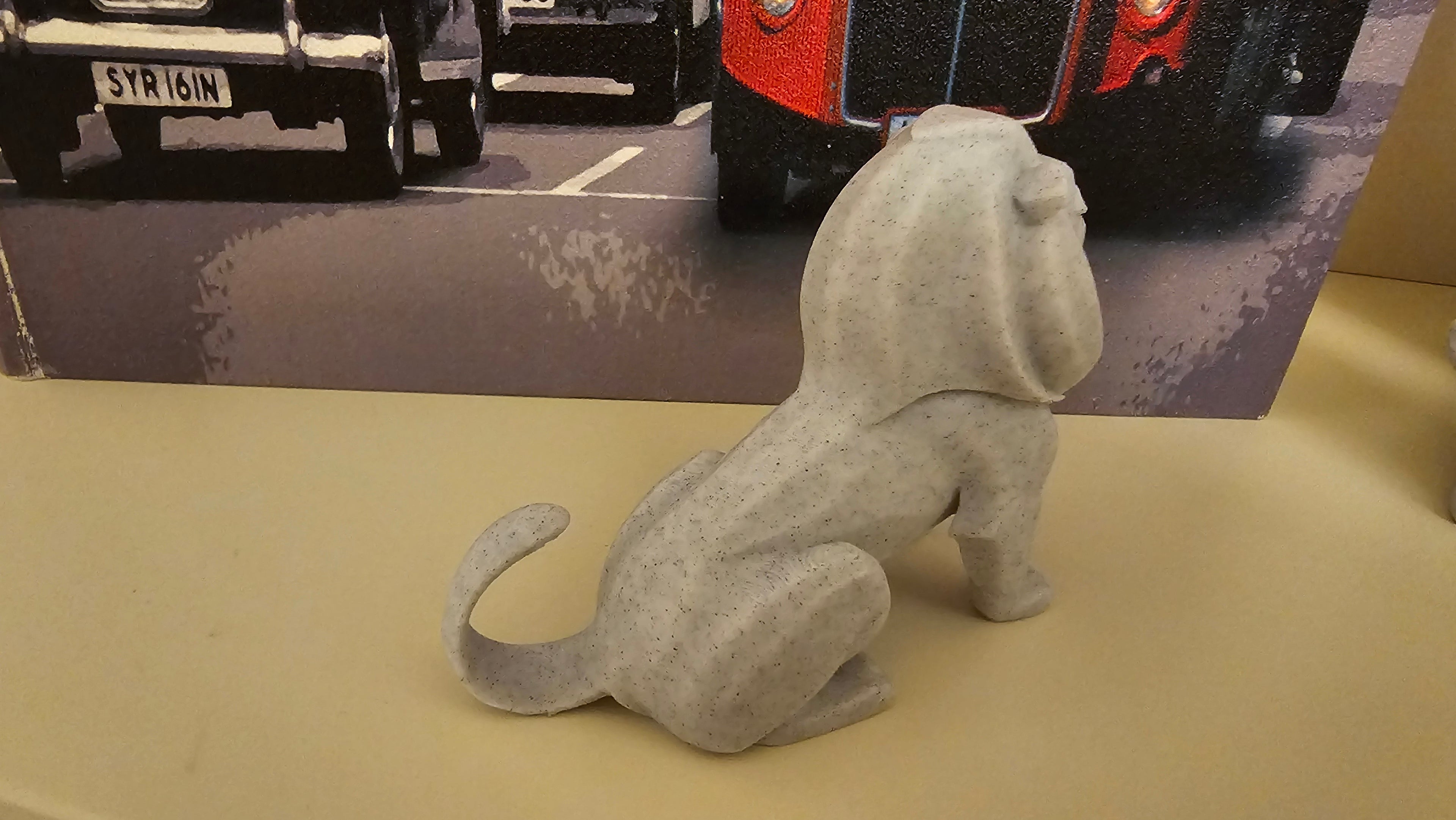 Lion sculpture