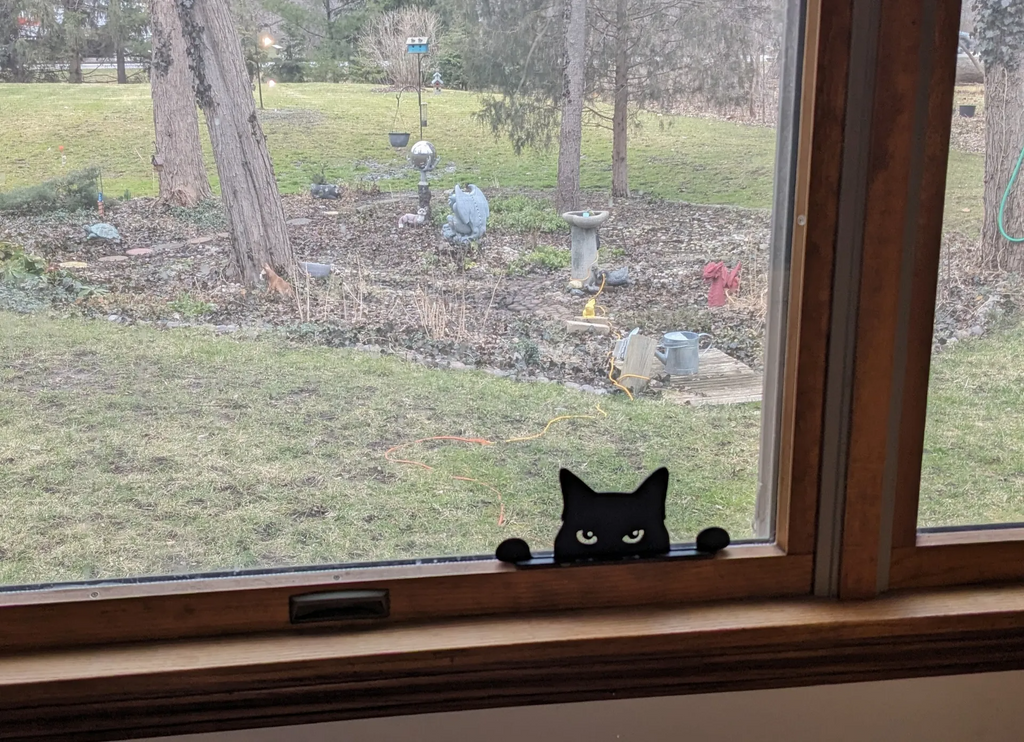 black Cat Silhouette (1 print)