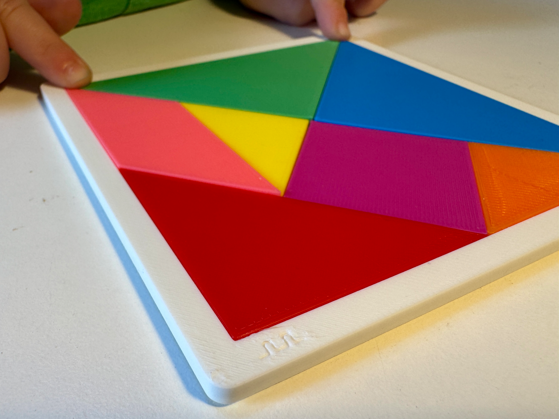 Colorful Tangram Puzzle