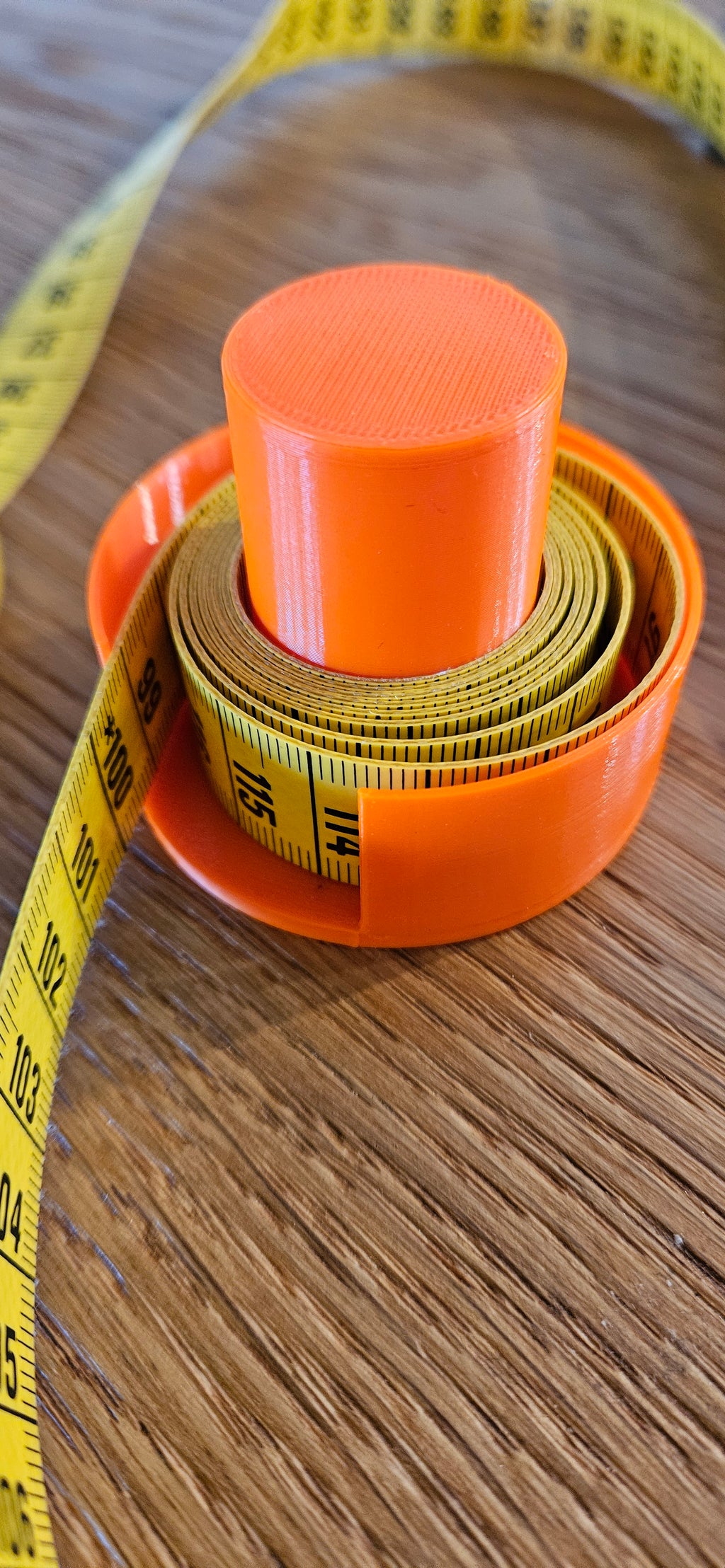 Nähen Massbandaufroller / sewing Tape measure reel