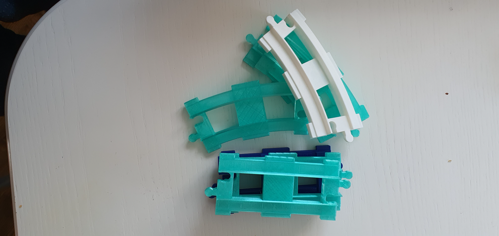 BRICK DUPLO TRAIN CURVE RAIL