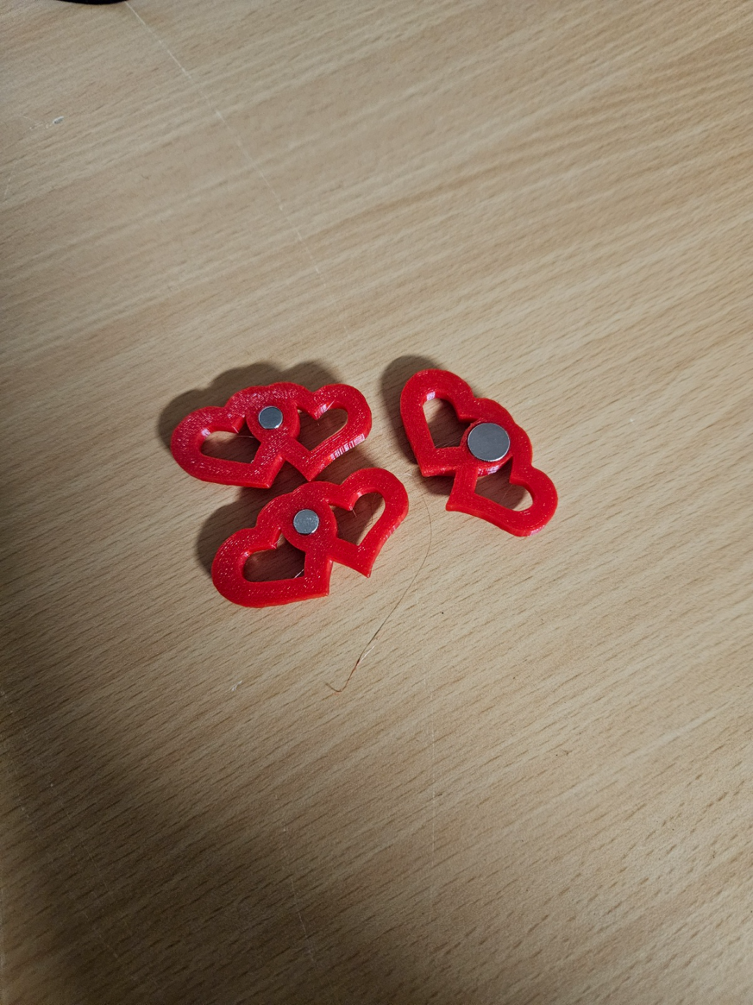 Entwined Heart Fridge Magnet