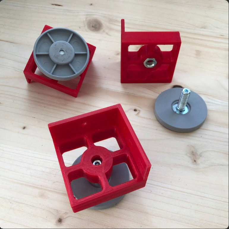 IKEA LACK to BESTÅ leveling foot adapter