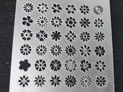 Bullet Journal Flower Stencil