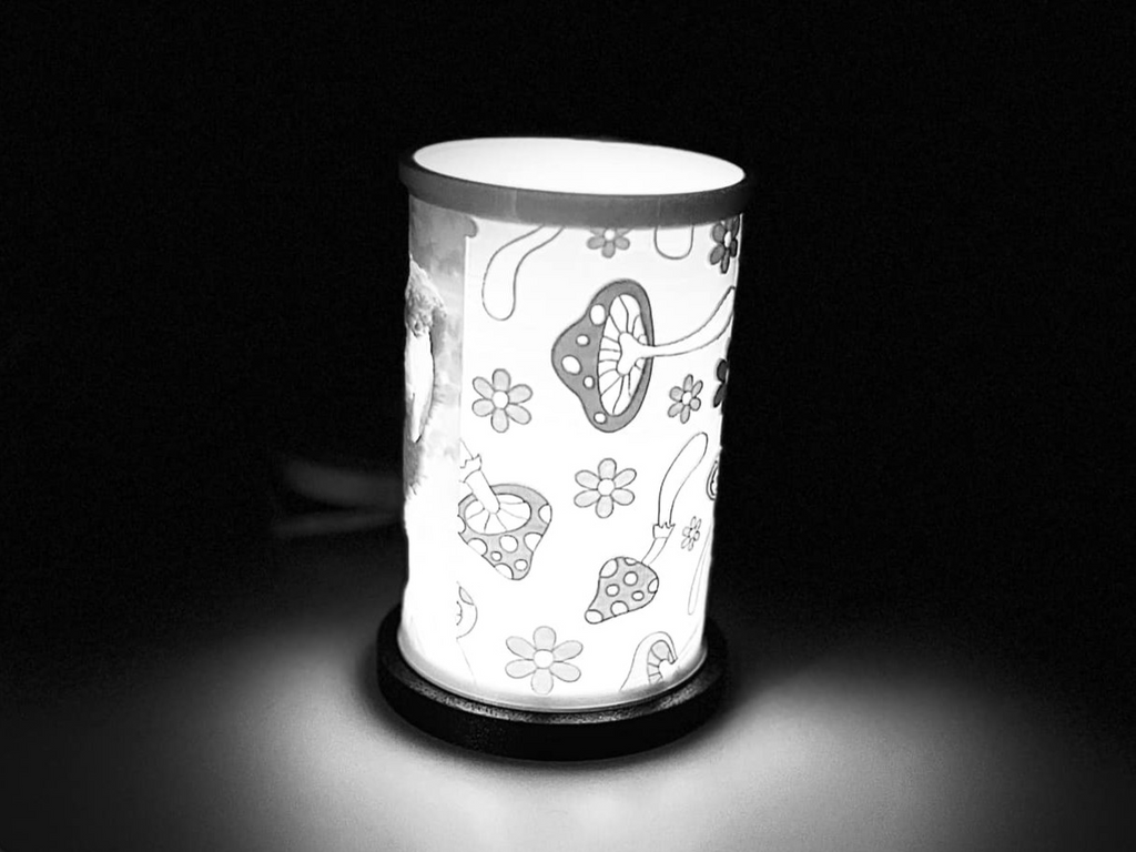 CYLINDER LITHOPHANE BASE - 75MM X 125MM LITHO