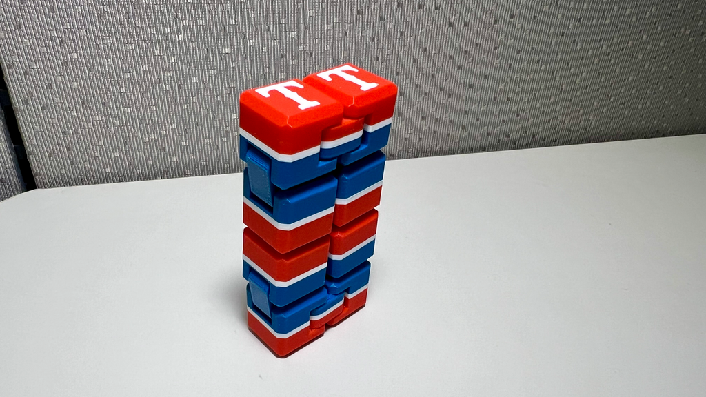 Texas Rangers Infinity Cube