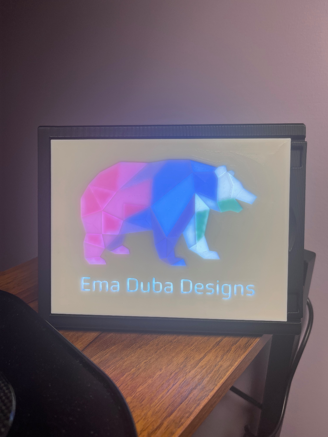 Thin Lithophane Light Guide Plate