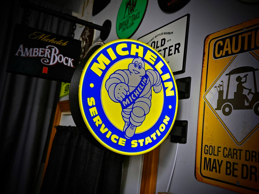 MICHELIN SERVICE - 2-Sided Gas Station Lightbox