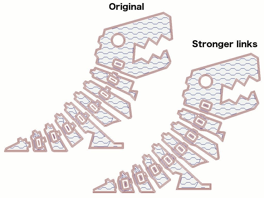 Flexi Rex with stronger links
