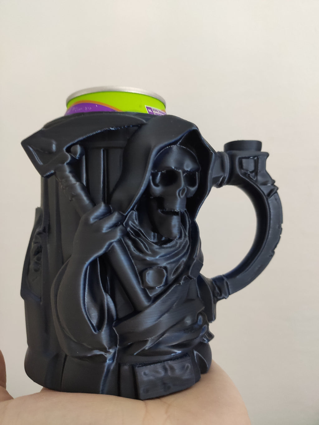 Grim Reaper Can Holder (0.5L+12oz Cans) - Beer mug