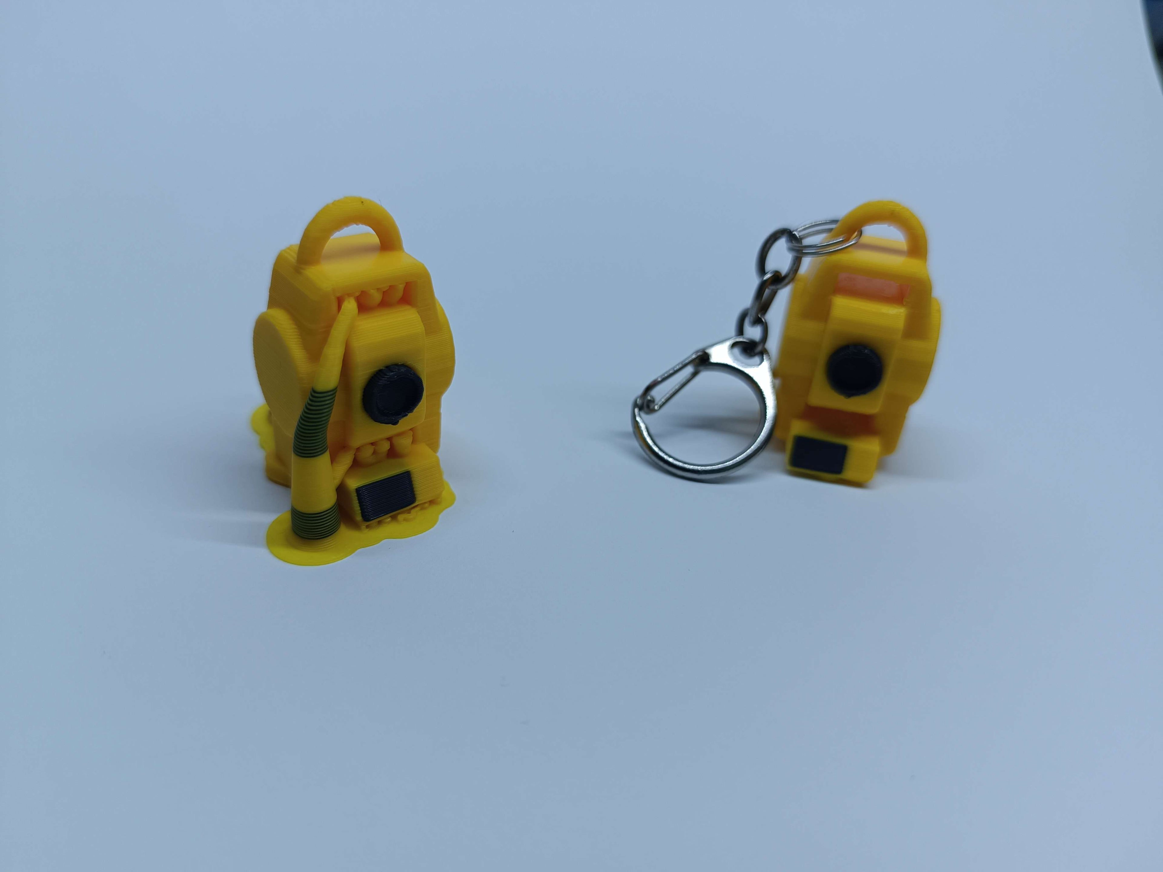 Total station keychain