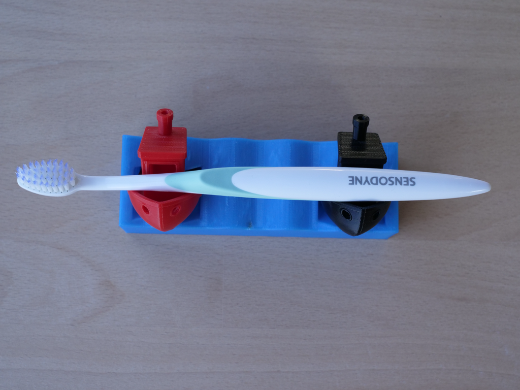 Benchy Toothbrush Holder