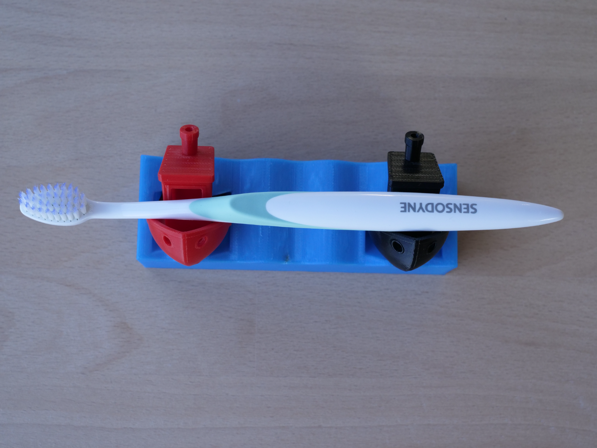 Benchy Toothbrush Holder