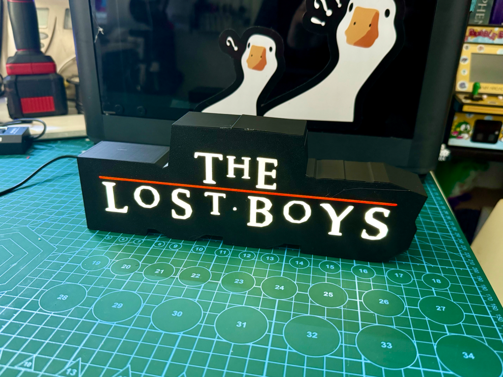 The Lost Boys - Logo Light Box / Lamp