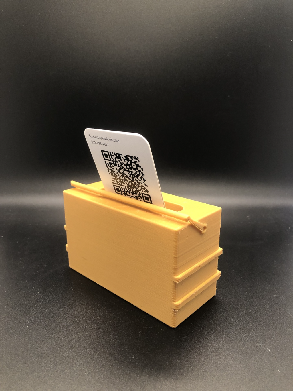 Boombox Form Business Card Holder