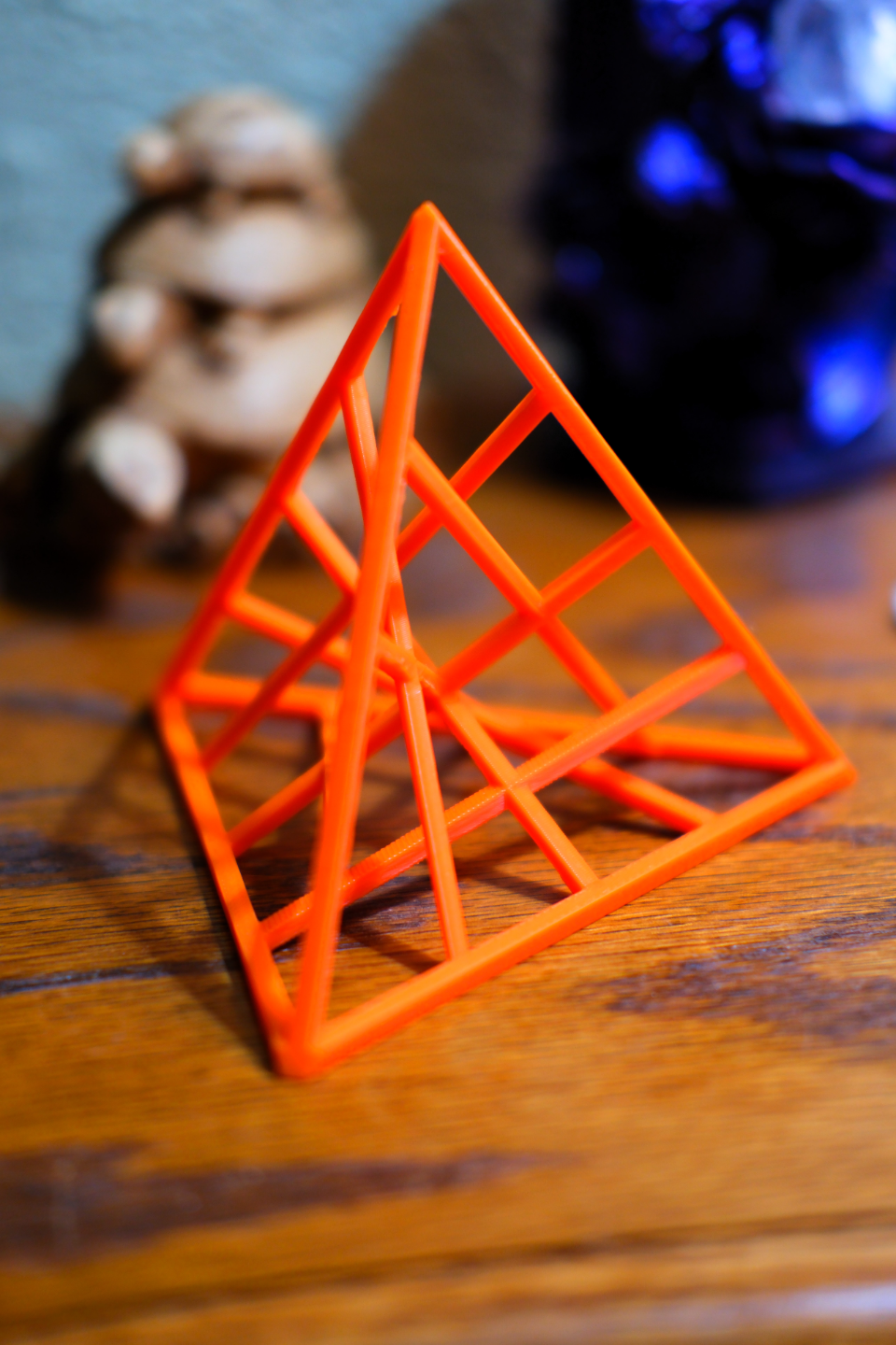 Line Art Tetrahedron