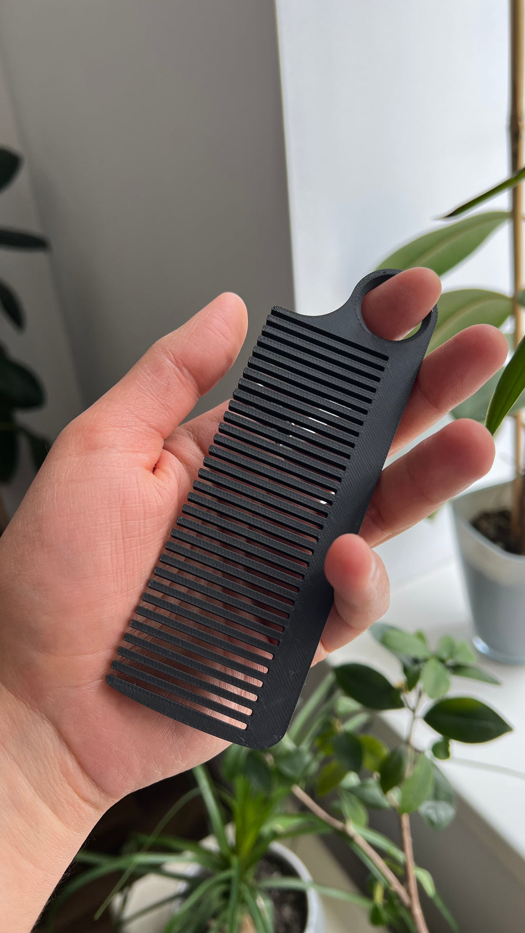 Minimalist Hair Comb – Easy & Fast 3D Print