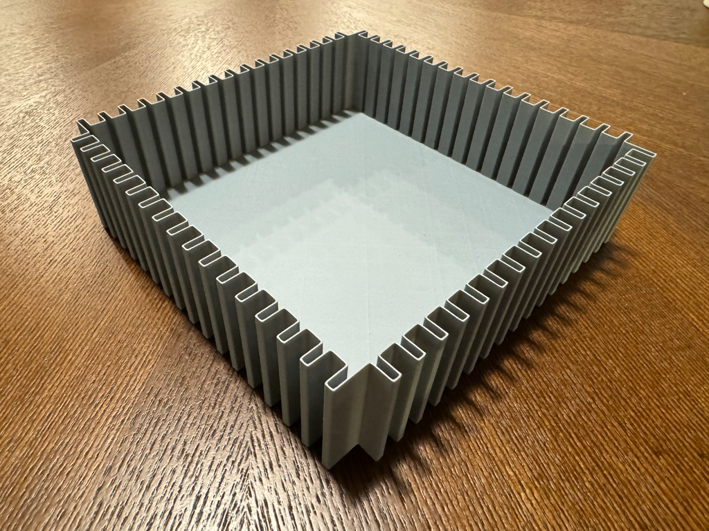 Interlocking Vase Modular Storage Bin for Ikea Alex drawers (1 module x 2 modules x 3 high)